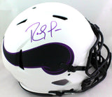 Randy Moss Autographed Vikings Lunar Authentic F/S Helmet- Beckett W Hologram *Purple Image 1
