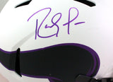Randy Moss Autographed Vikings Lunar Authentic F/S Helmet- Beckett W Hologram *Purple Image 2