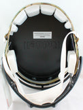 Justin Jefferson Autographed Vikings Camo Full Size Helmet- Beckett W *White