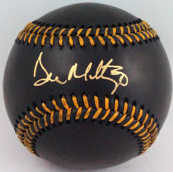 Don Mattingly Autographed Rawlings Black OML Baseball- JSA W *Gold