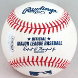 Charlie Sheen Corbin Bernsen Tom Berenger Autographed Rawlings OML Baseball w/ insc- JSA W