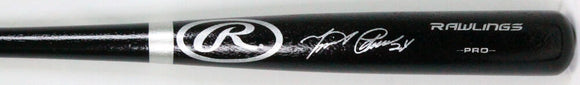 Miguel Cabrera Autographed Black Baseball Bat - JSA W *Silver