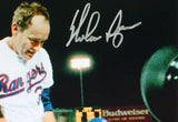 Nolan Ryan Autographed TX Rangers 8x10 Celebration Photo- AIV Holo/Ryan Holo *Silver
