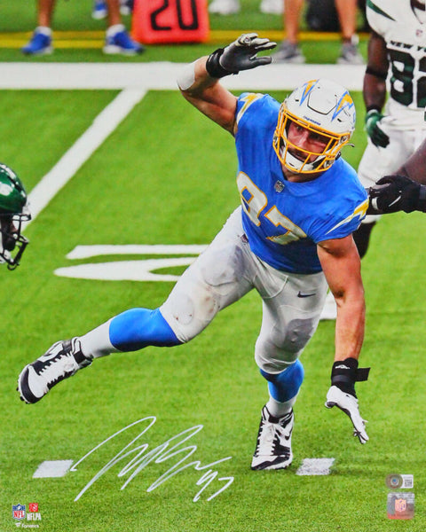 Joey Bosa Autographed LA Chargers Crazy Eyes 16x20 FP Photo- Beckett W –  The Jersey Source