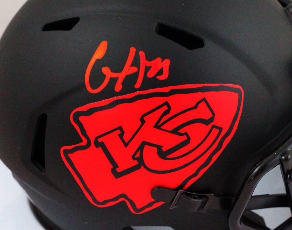 Clyde Edwards-Helaire Autographed Kansas City Chiefs Eclipse Black