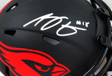 AJ Green Autographed Cardinals Eclipse Mini Helmet- Beckett W *Silver Image 2