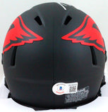 AJ Green Autographed Cardinals Eclipse Mini Helmet- Beckett W *Silver Image 3