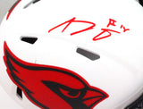 AJ Green Autographed Cardinals Lunar Speed Mini Helmet- Beckett W *Red Image 2