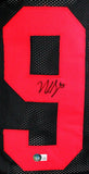 Nick Bosa Autographed Black Pro Style Jersey w/ Red Num- Beckett W *Black