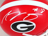 AJ Green Autographed Georgia Schutt Mini Helmet- Beckett W *White Image 2