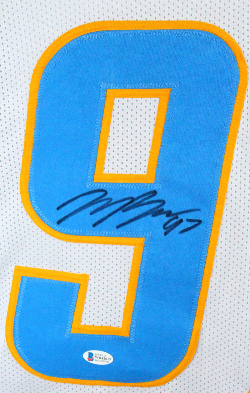 Joey Bosa Autographed Light Blue Pro Style Jersey - Beckett W Auth *9 – The  Jersey Source