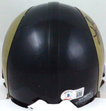 Kurt Warner Signed St. Louis Rams 00-16 TB Mini Helmet w/HOF-Beckett W Hologram*Black Image 3