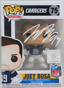 Joey Bosa Autographed San Diego Chargers Funko Pop Figurine- Beckett W *White