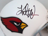 Kurt Warner Autographed Arizona Cardinals Mini Helmet-Beckett W Hologram*Black Image 2