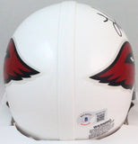 Kurt Warner Autographed Arizona Cardinals Mini Helmet-Beckett W Hologram*Black Image 3