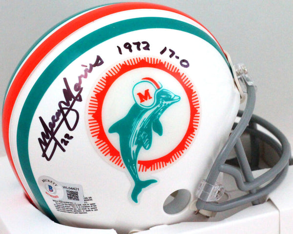 Mercury Morris Autographed MIami Dolphins 1972 Mini Helmet w/Insc.-Pro –  The Jersey Source