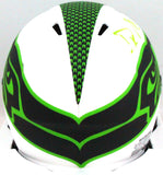 DK Metcalf Autographed Seattle Seahawks Lunar Speed Mini Helmet- Beckett W *Green