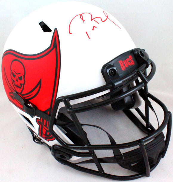 Tom Brady Tampa Bay Buccaneers Fanatics Authentic Autographed Riddell Speed  Authentic Helmet