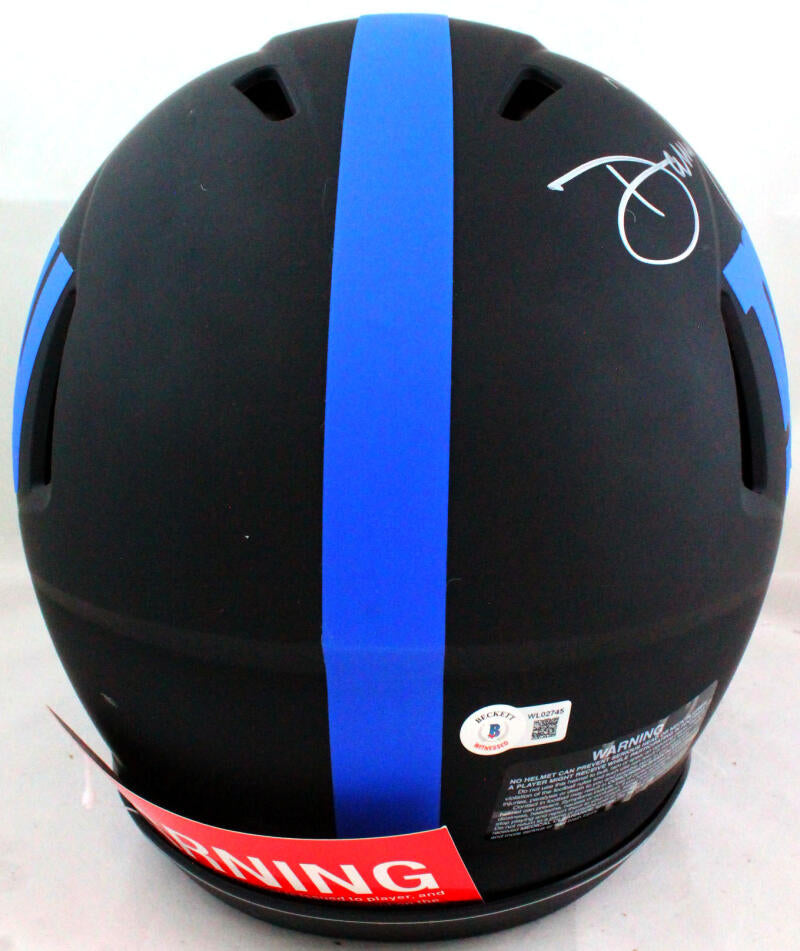 Daniel Jones Autographed F/S NY Giants Authentic Eclipse Helmet- Becke –  The Jersey Source