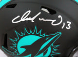 Dan Marino Autographed Miami Dolphins Eclipse Mini Helmet- Beckett W *Silver