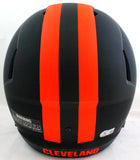 Baker Mayfield Autographed Cleveland Browns F/S Eclipse Speed Helmet - Beckett W *Silver