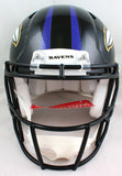 Deion Sanders Signed Baltimore Ravens Speed Authentic F/S Helmet- Beckett W *Black
