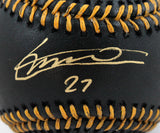 Vladimir Guerrero Jr. Autographed Rawlings OML Black Baseball-Beckett W Auth *Gold