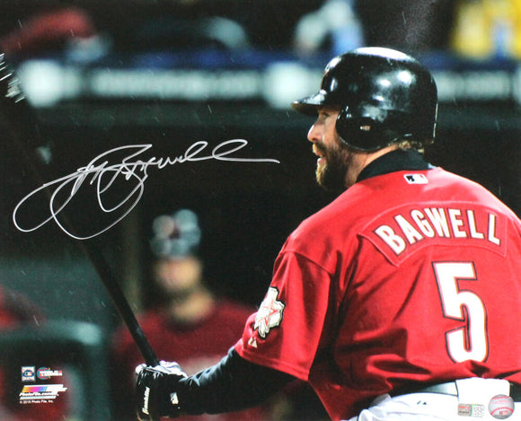 Jeff Bagwell Autographed Astros 16x20 Close Up Batting PF Photo n/o - Tristar Auth *Silver