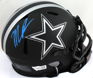Micah Parsons Autographed Dallas Cowboys Eclipse Mini Helmet- Fanatics *Blue