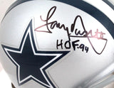 Tony Dorsett Autographed Dallas Cowboys Mini Helmet W/ HOF- Beckett W Holo Image 2