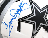 Tony Dorsett Autographed Dallas Cowboys Lunar Speed Mini Helmet- BA W Holo *Blue Image 2
