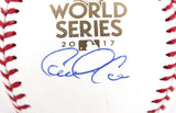 Carlos Correa Autographed 2017 World Series Rawlings OML Baseball- JSA W Auth Image 2