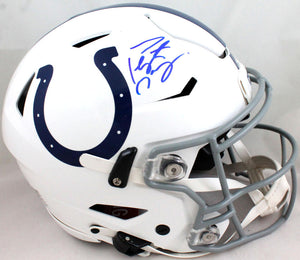 Peyton Manning Signed Indianapolis Colts Speed Authentic Lunar NFL Helmet