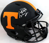 Peyton Manning Signed Tenn. Volunteers Eclipse F/S Authentic Helmet- Fanatics *White
