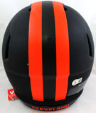 Baker Mayfield Nick Chubb Signed Browns F/S Authentic Eclipse Helmet- Beckett  Image 4