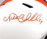 Nick Chubb Signed Cleveland Browns F/S Lunar Speed Authentic Helmet - Beckett W Hologram *Orange Image 2