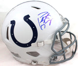 Peyton Manning Autographed Colts 2020 Speed Authentic F/S Helmet-Fanatics *Blue