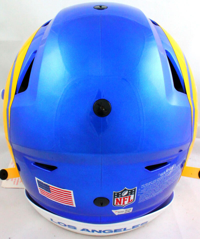 MATTHEW STAFFORD Autographed L.A. Rams Authentic Speed Flex Helmet FANATICS