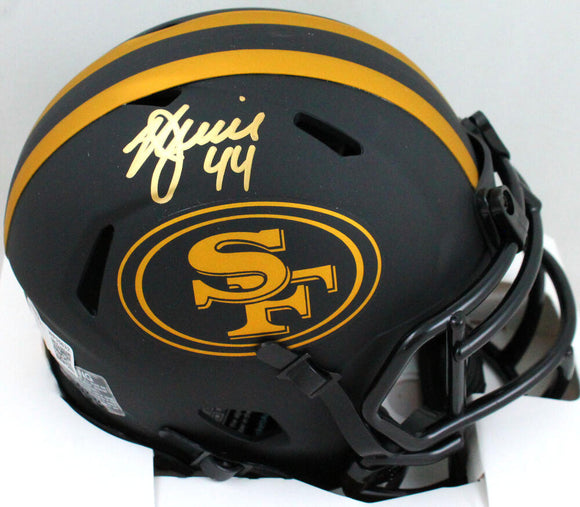 Kyle Juszczyk Autographed San Francisco 49ers Eclipse Mini Helmet- Beckett W Holo *Gold