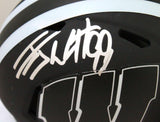 JJ Watt Autographed Wisconsin Badgers Eclipse Speed Mini Helmet - JSA W Auth *Silver