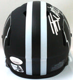 JJ Watt Autographed Wisconsin Badgers Eclipse Speed Mini Helmet - JSA W Auth *Silver