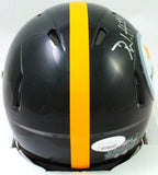 Derek Watt Autographed Pittsburgh Steelers Speed Mini Helmet - JSA W Auth *Silver