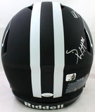 Derek/TJ/JJ Watt Signed Wisconsin Badgers Eclipse Speed Authentic Helmet- JSA W Auth *Silver