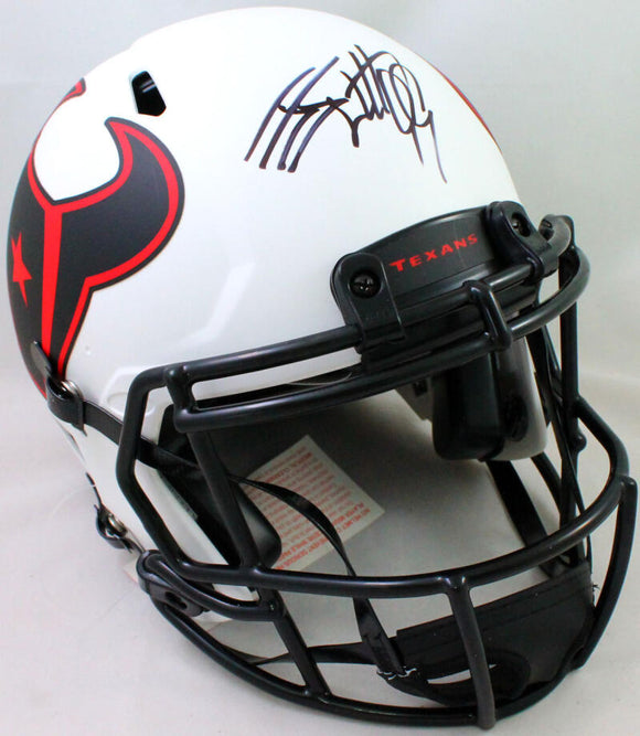 JJ Watt Autographed Houston Texans F/S Lunar Speed Authentic Helmet- JSA W Auth *Black Image 1