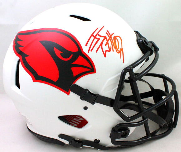 JJ Watt Autographed Arizona Cardinals F/S Lunar Authentic Helmet - JSA W Auth *Red Image 1