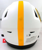 TJ Watt Autographed Pittsburgh Steelers Lunar F/S SpeedFlex Helmet- Beckett W Hologram *Black