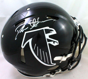 Deion Sanders Signed Atlanta Falcons F/S 90-92 Speed Authentic Helmet-Beckett W Hologram *Silver Image 1