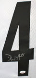 Derek Watt Autographed White Pro Style Jersey- JSA Witnessed *R4 *Silver