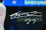 Vladimir Guerrero Jr. Signed Toronto Blue Jays 16x20 Batting Pose Photo- JSA Auth *White