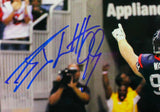 JJ Watt Autographed Houston Texans 16x20 Back View Horizontal Photo- JSA W Auth *Blue